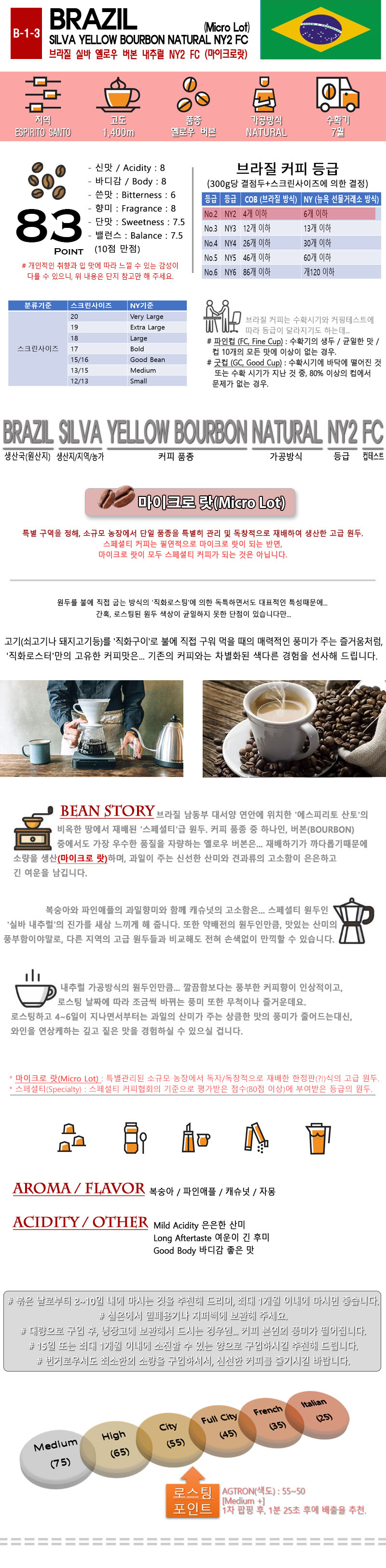 브라질 실바 옐로우 버본 내추럴 NY2 FC